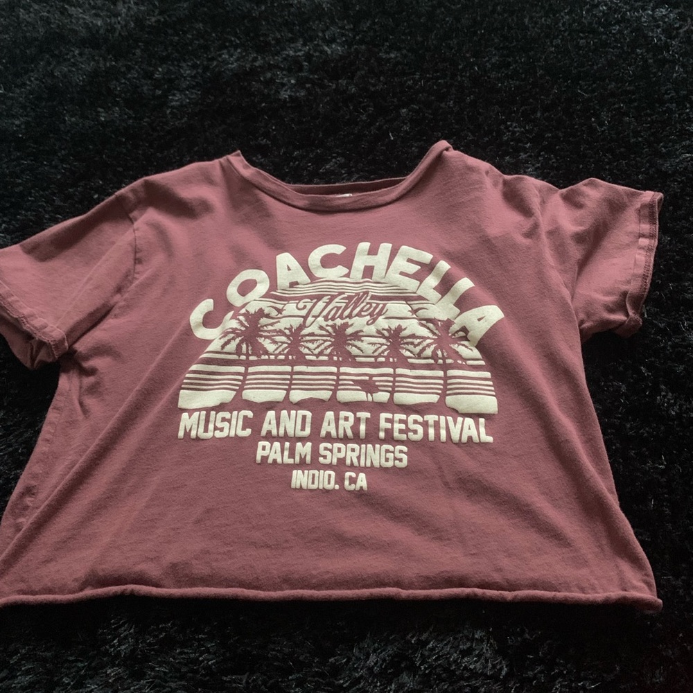 S Coachella Cropped Tee